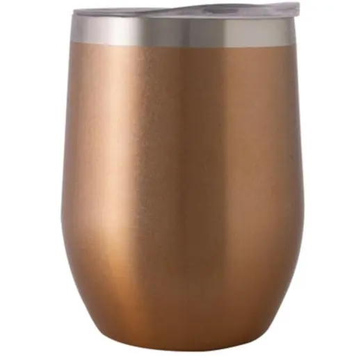 300ml Coffee & Wine Tumbler Copper Side